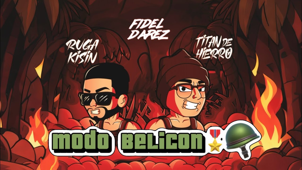 Modo Belicon - Ruga Kisin & Tit&aacute;n de Hierro & Fidel Darez (Lyrics Video)