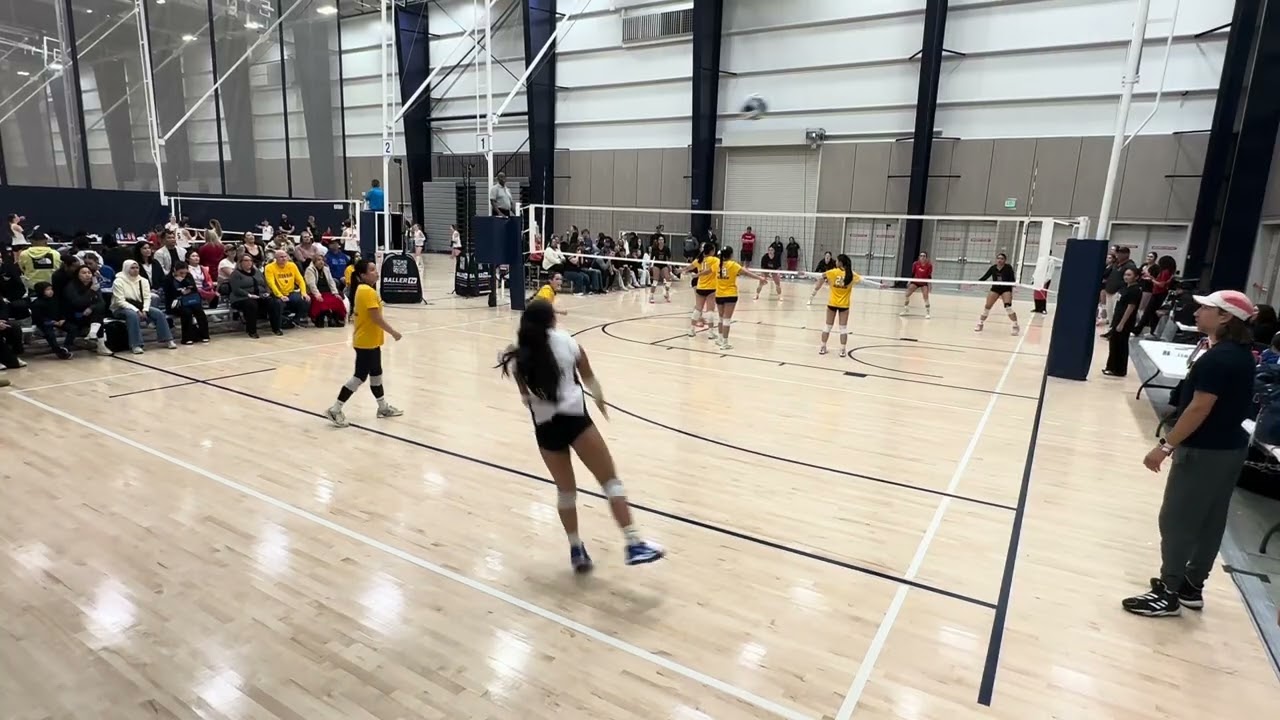 Golden Bears vs 16U vs Rage 16 TOA 1st Set President Day Weekend Tournament Day 2