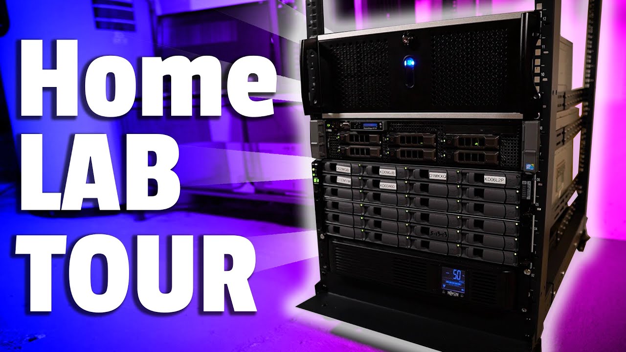 Techno Tim Homelab Tour -- Server Rack and Network