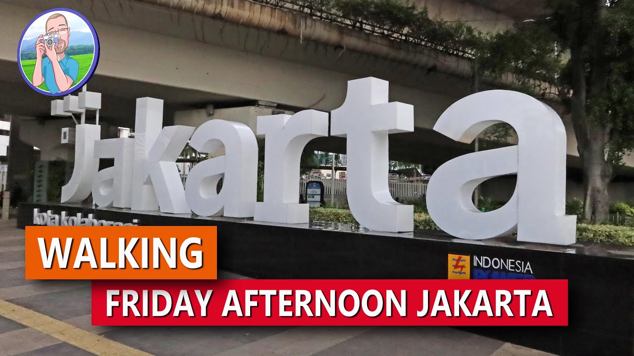[WALKING] Downtown Jakarta on a Friday afternoon - with future travel plans 🇮🇩