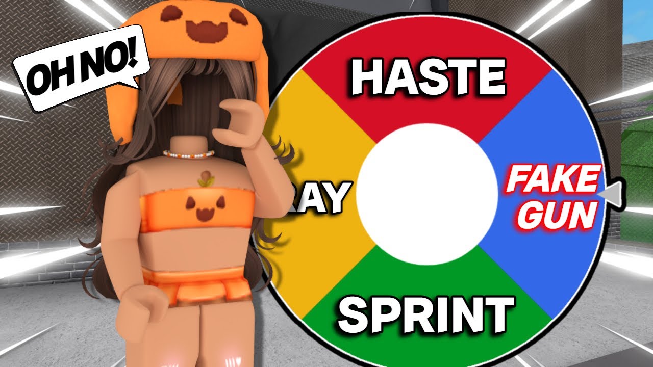 MM2, But A SPIN WHEEL Chooses My PERK... (Murder Mystery 2)
