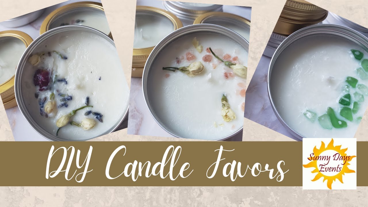 Cheap Easy DIY Candles for you Wedding Favors | Gifts your guests want