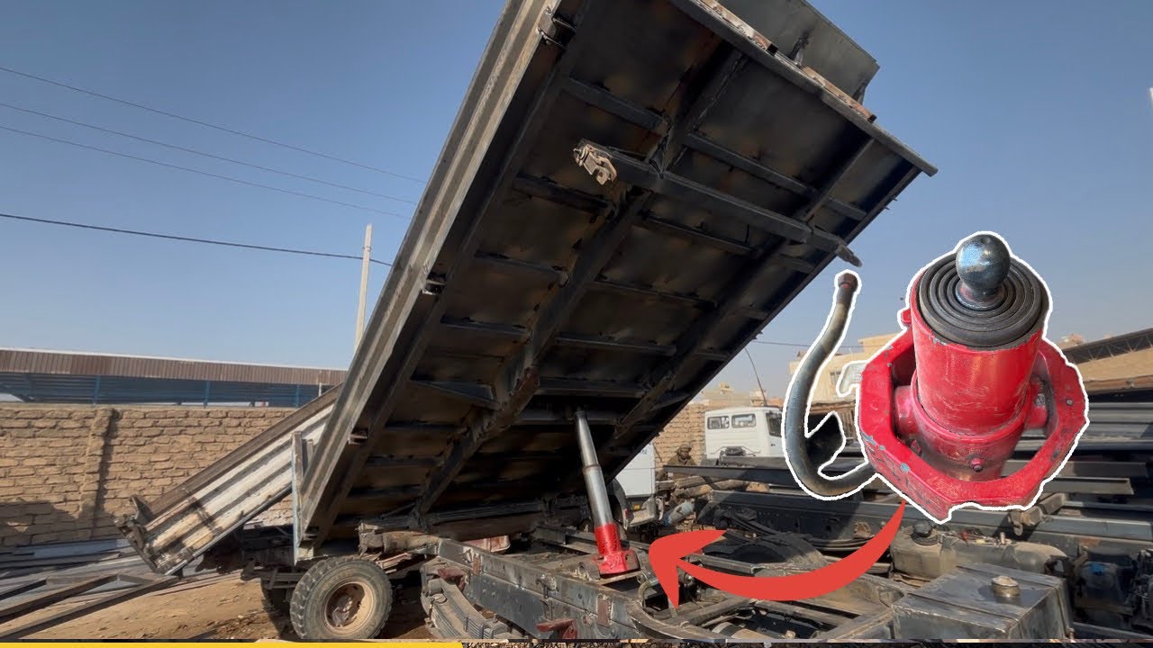 HANDMADE JACK INSTALLATION ON DUMP TRUCK | REAL WORK 