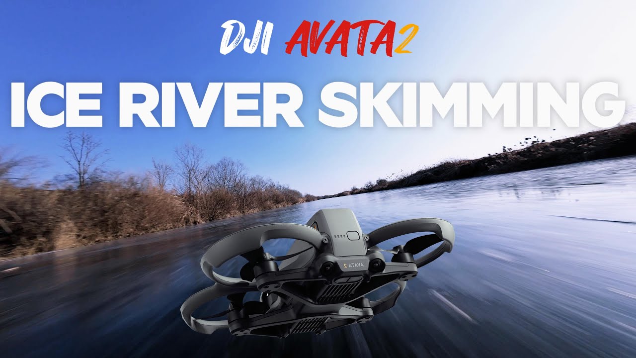 Ice River Skimming | AVATA2 Cinematic Freestyle | DJI AVATA2 FPV | Manual mode | One Take