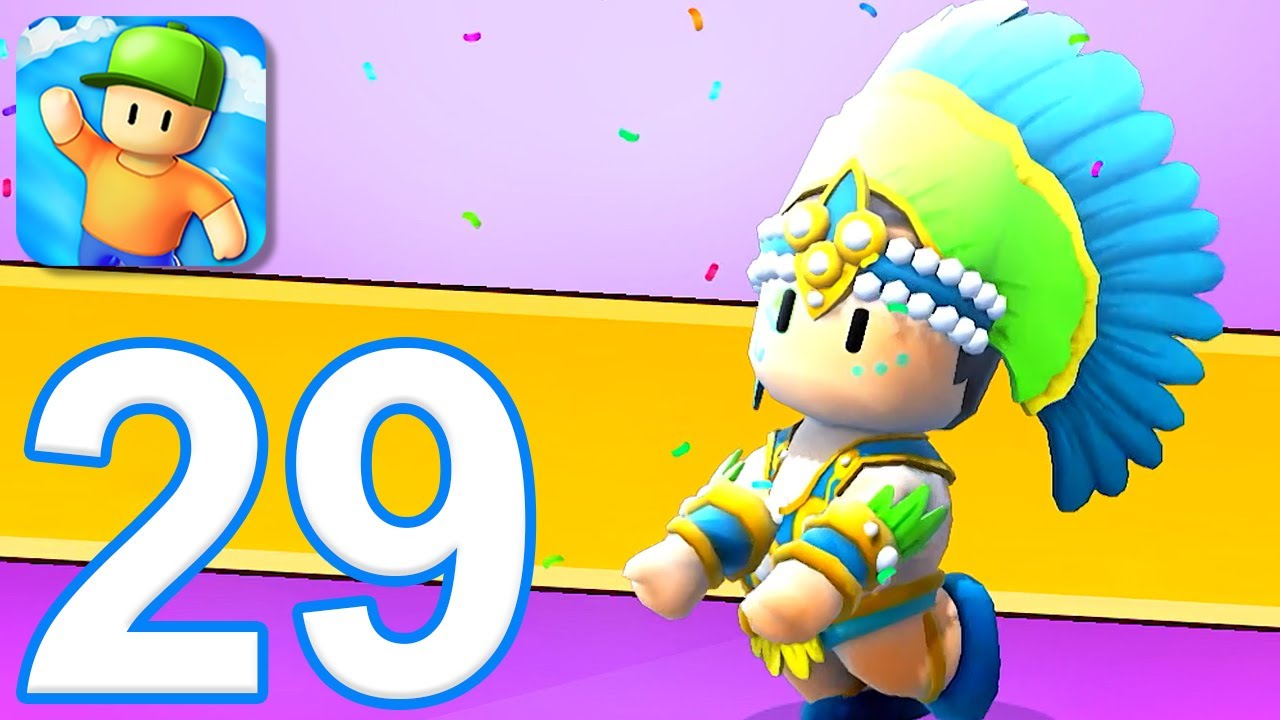 Stumble Guys - Gameplay Walkthrough Part 29 - Crown Win: 29 (iOS, Android)