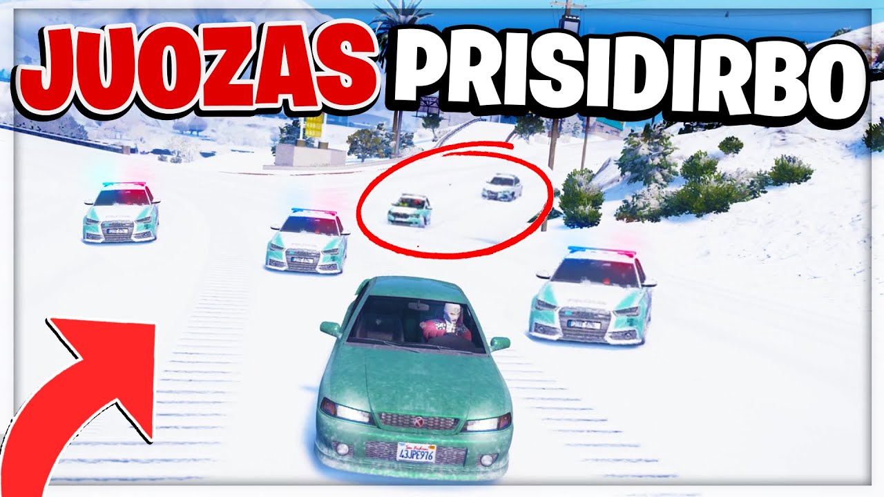 JUOZAS PRISIDIRBO?! ∣ GTA ROLEPLAY LIETUVIŠKAI