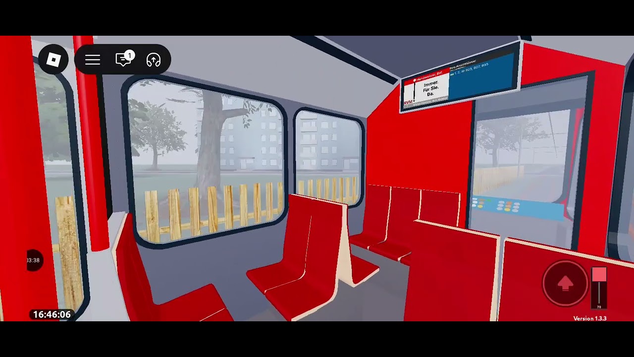 Roblox MVB mitfahrt #4 Linie 1 Ri: M'thal-Hassels Am Kuhtor, Von Blücherstraße bis Janet-Marie-Str. 