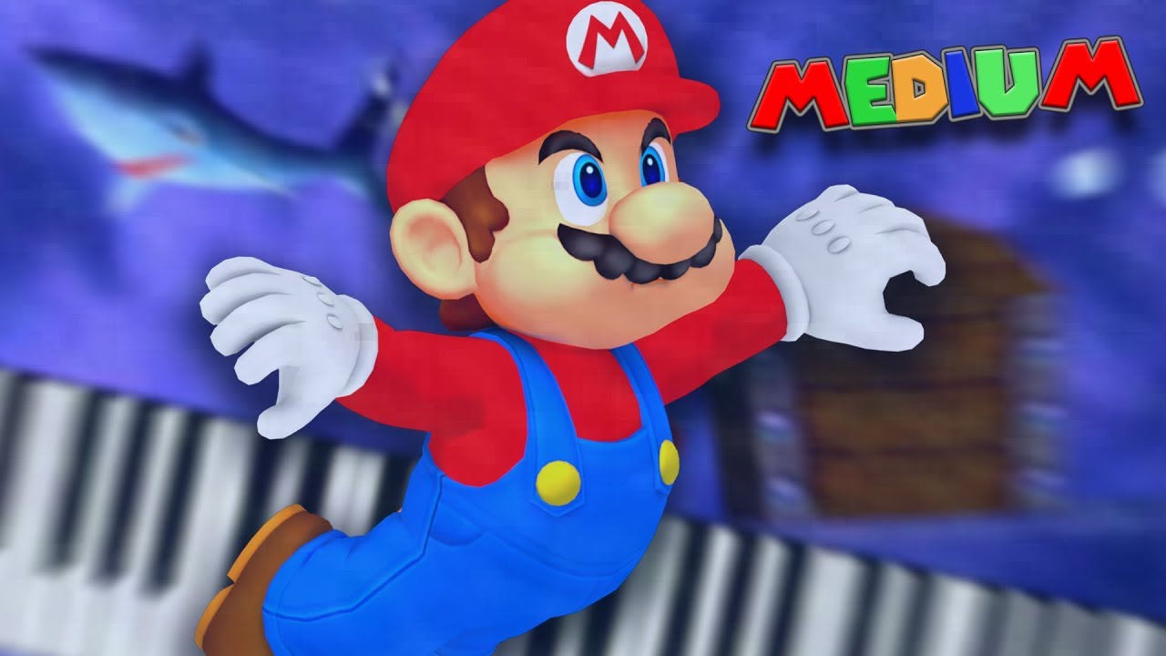 Dire, Dire Docks (from Super Mario 64) - Piano Tutorial