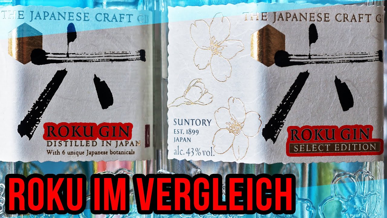 Roku Gin im Vergleich | Deutschland & Japan