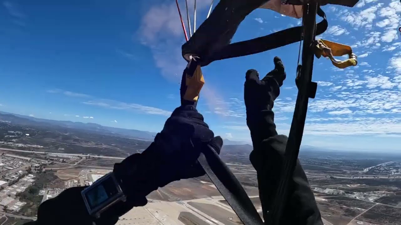 Southern California Soldier jumps at Miramar Airshow (GoPro)