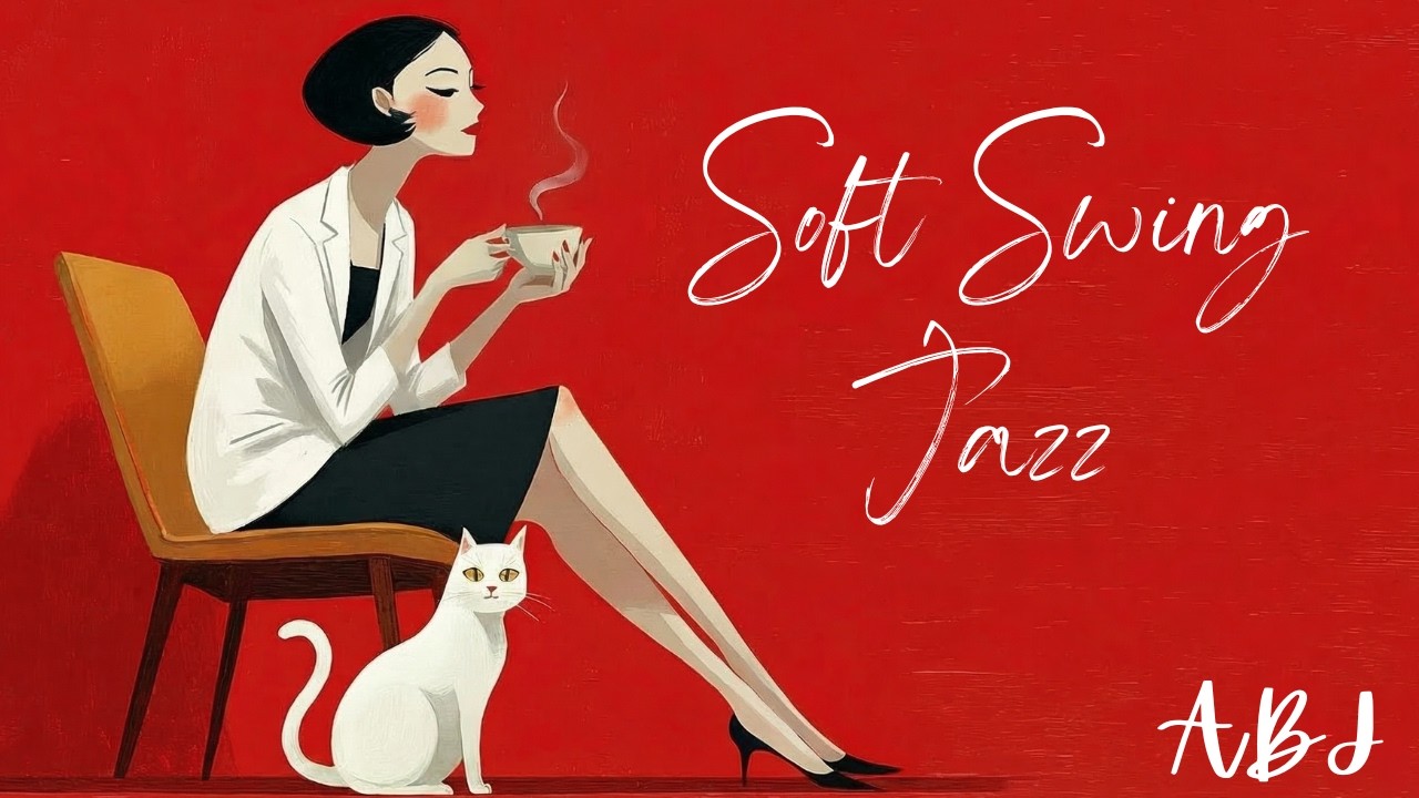 1940s Swing Jazz in a Spring Cafe | Cozy Morning Coffee Time