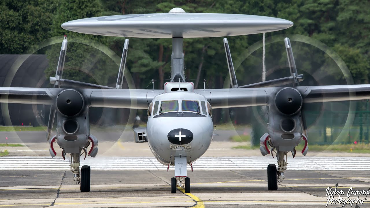 Kleine-Brogel Spottersday 2021 - Marine Nationale E2C Hawkeye