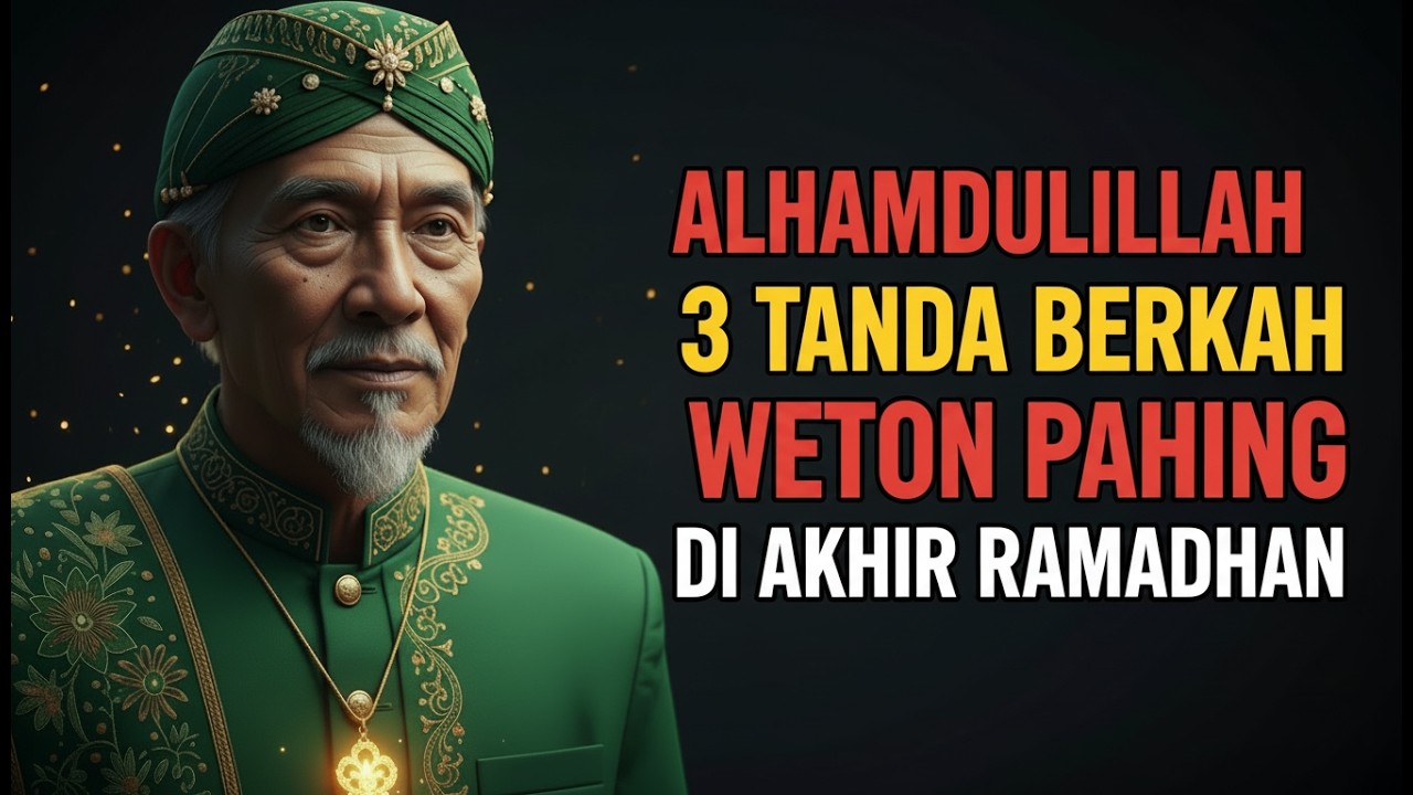 Kabar Gembira! Tanda Keberkahan Weton Pahing Penghujung Ramadhan Rezeki Tak Terduga Mulai Mendekat