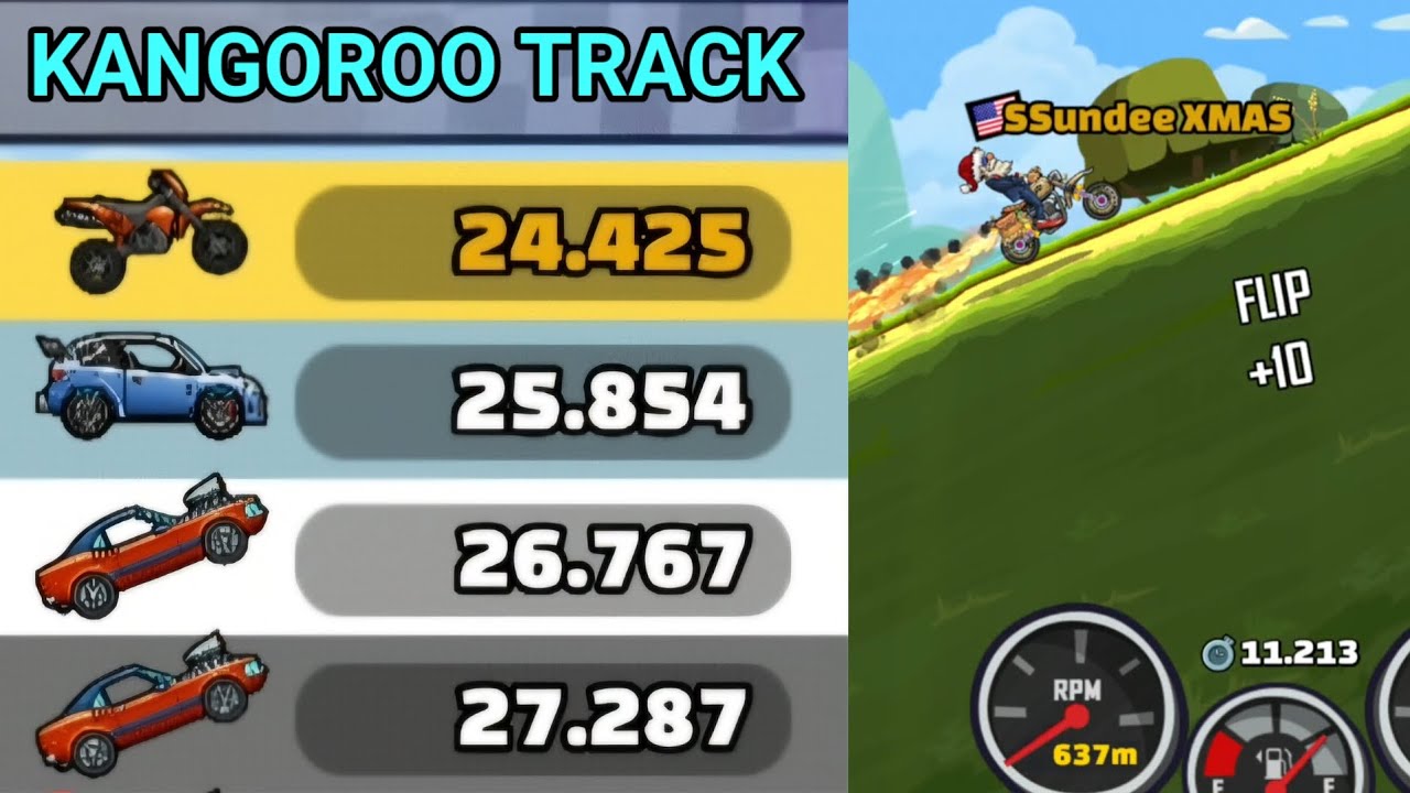 KANGOROO TRACK MAP IN COMMUNITY SHOWCASE - Hill Climb Racing 2
