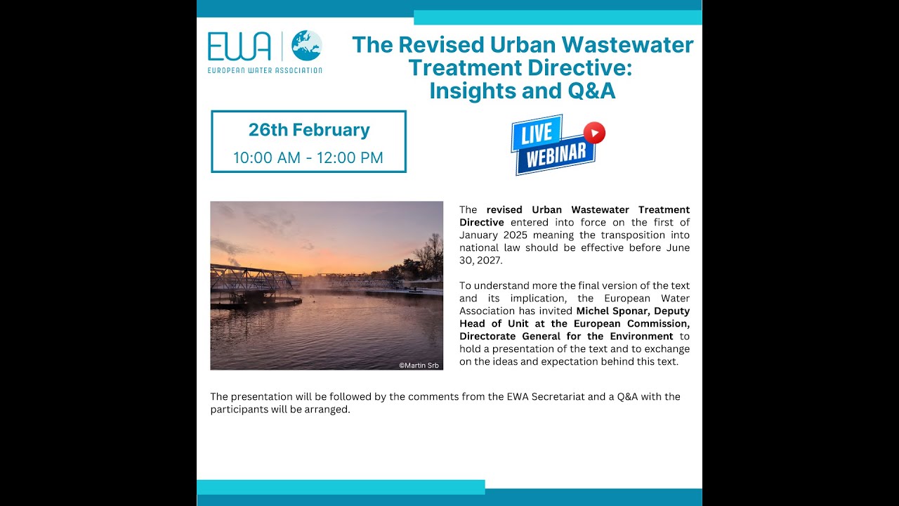 The Revised Urban Wastewater Treatment Directive: Insights and Q&A