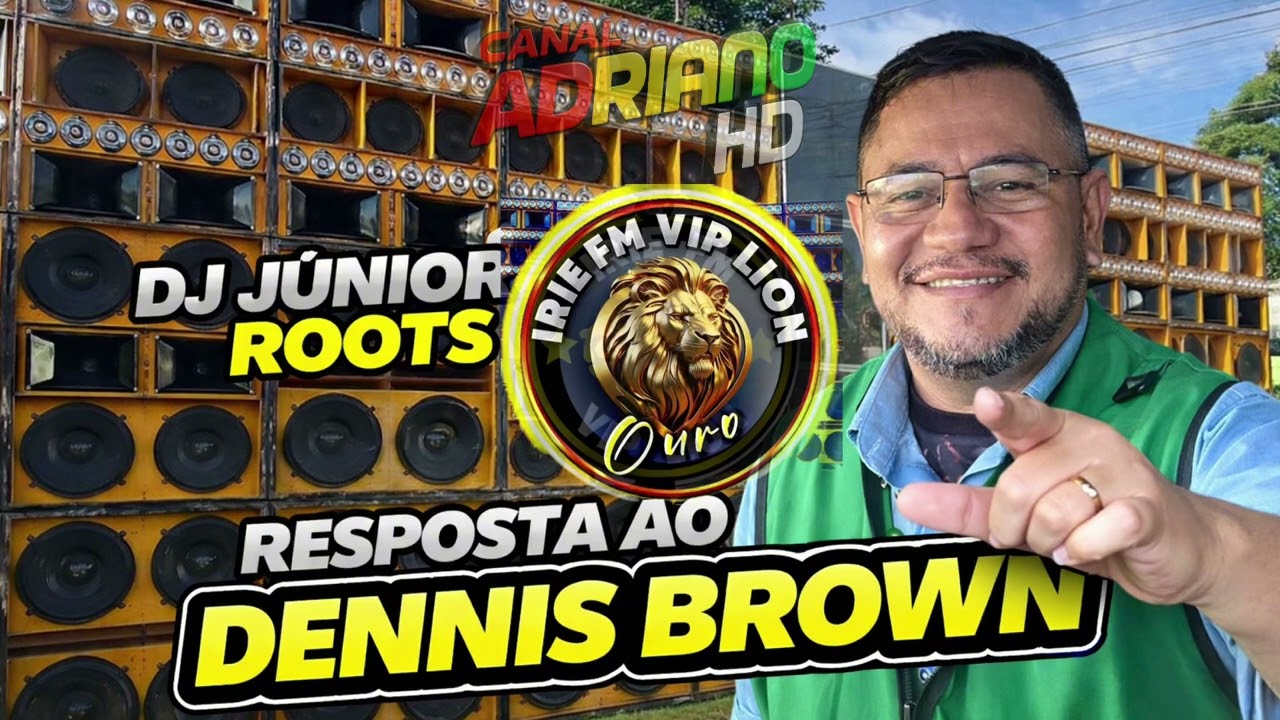 DJ JÚNIOR ROOTS - RESPONDE - AO LIGADOR DENNIS BROWN IRIE FM 
