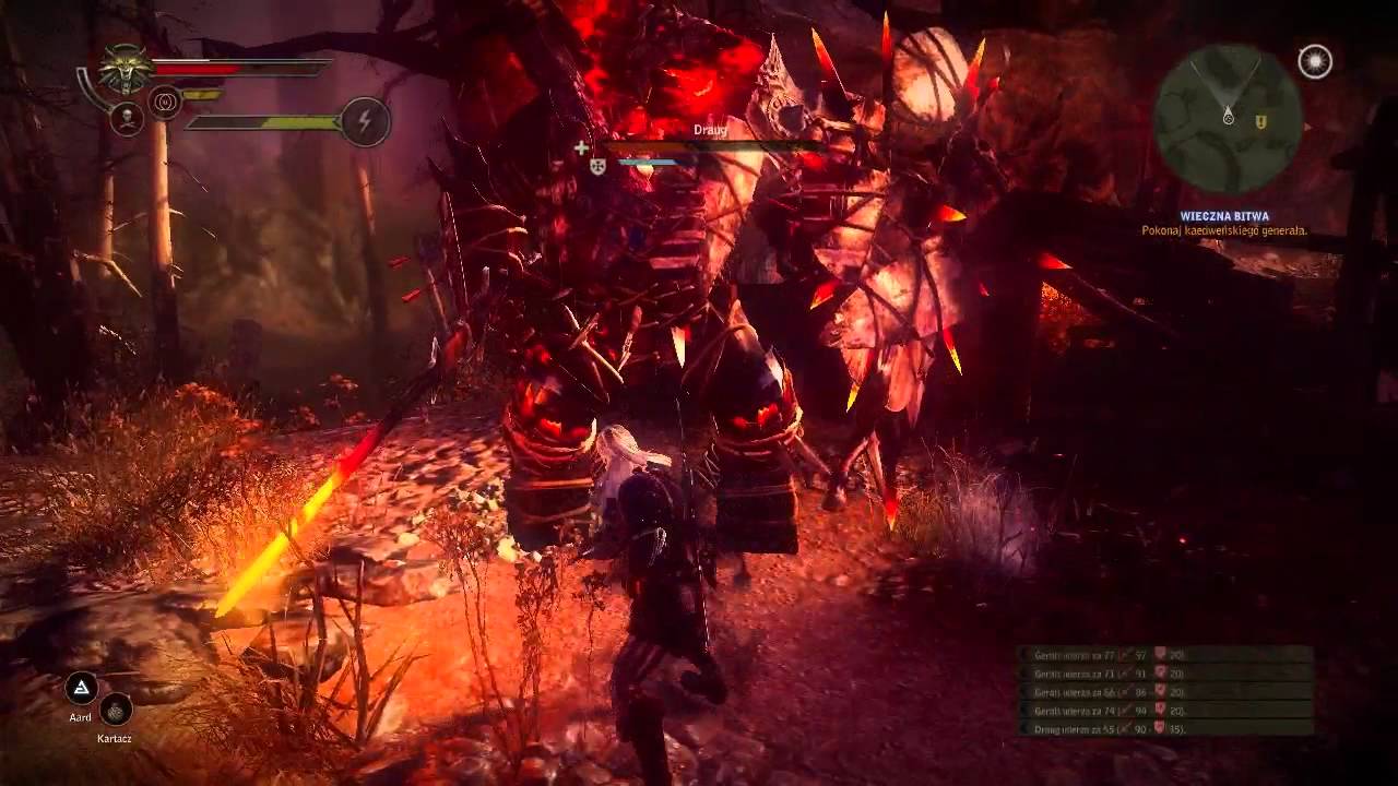 Wiedźmin 2: Zab&oacute;jcy Kr&oacute;l&oacute;w - Walka z Draugiem (Boss) HD