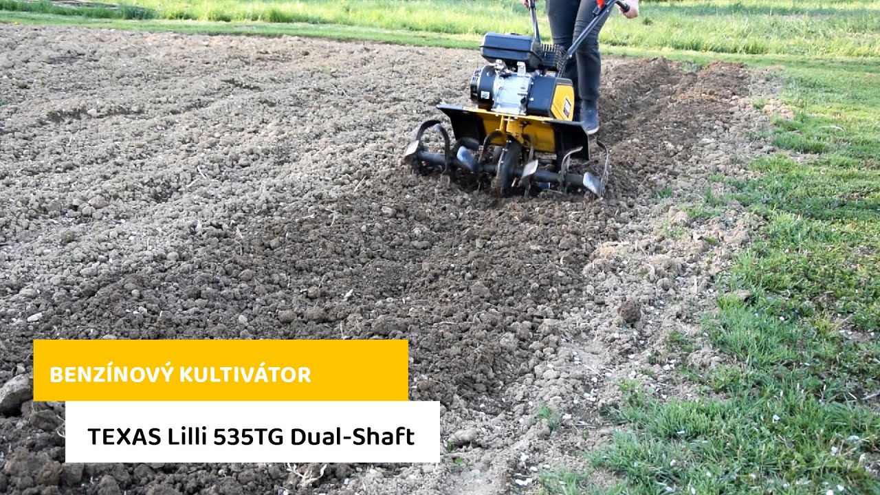 Benzínový kultivátor TEXAS Lilli 535TG Dual-Shaft