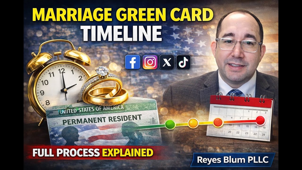 Marriage Green Card Timeline, Full Process Explained (Reyes Blum PLLC)