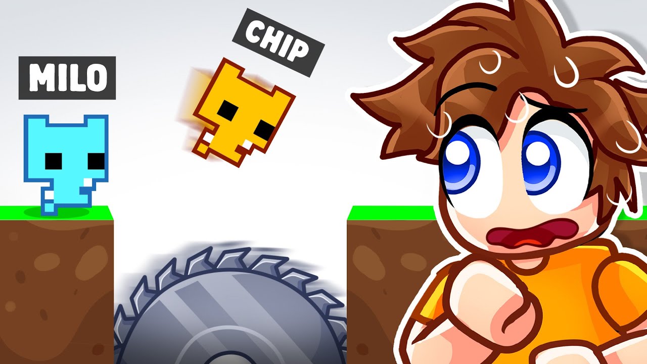 Майло и Чип играют в PICO PARK!