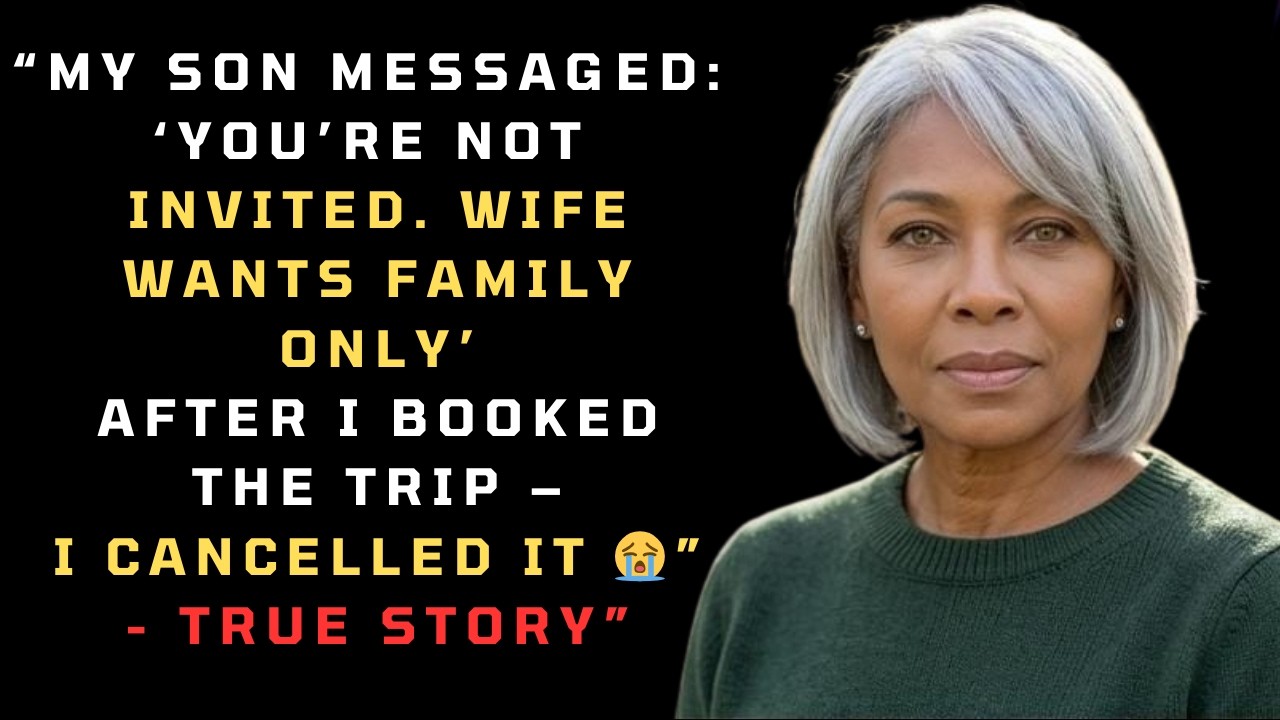 HER TRUE STORY 👵💔&ldquo;I Was Left Out&hellip; My Son Said &lsquo;You&rsquo;re Not Invited&rsquo; 😢 Real Story from California&rdquo;