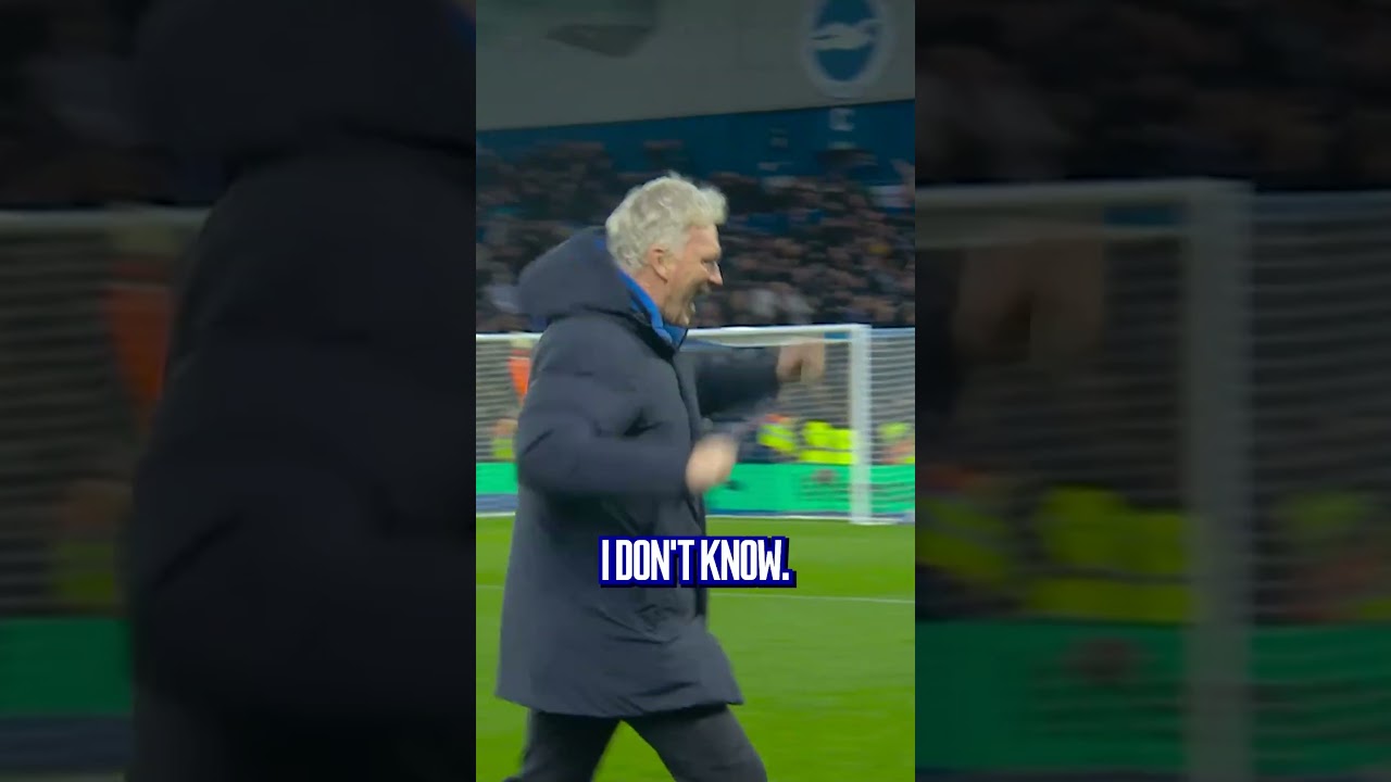 Moyes has no regrets when it comes to his goal celebration. 😅