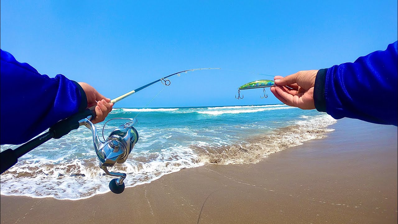 COMO saber DONDE PESCAR en PLAYA // pesca de orilla // pesca de r&oacute;balos // tips de pesca