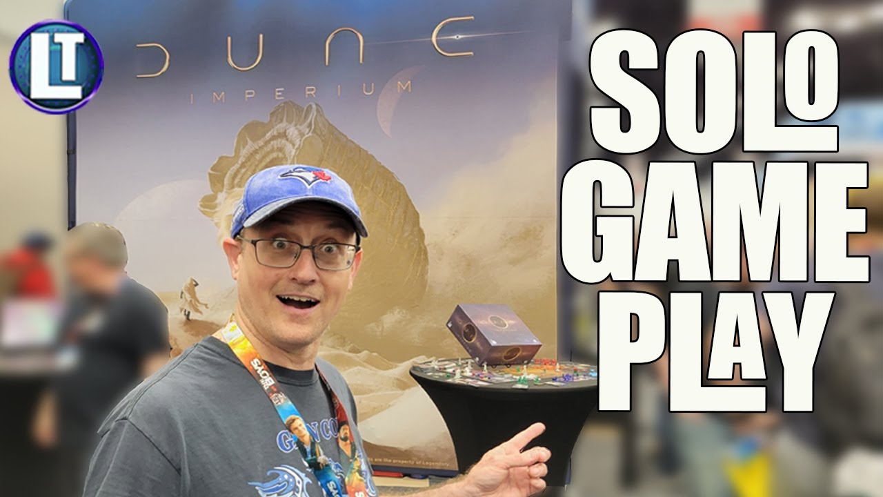 Dune: Imperium Board Game Solo Gameplay - Build Your Dynasty In The Desert