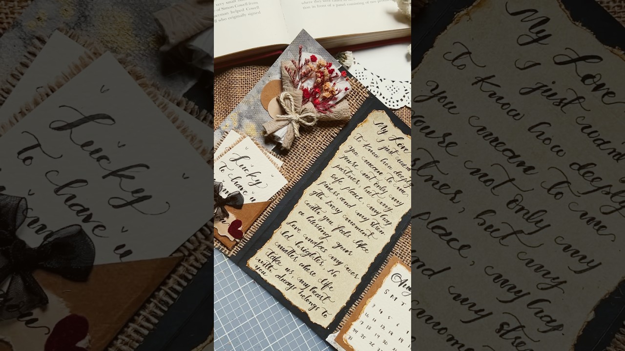 Aesthetic Flap Card✨💌 