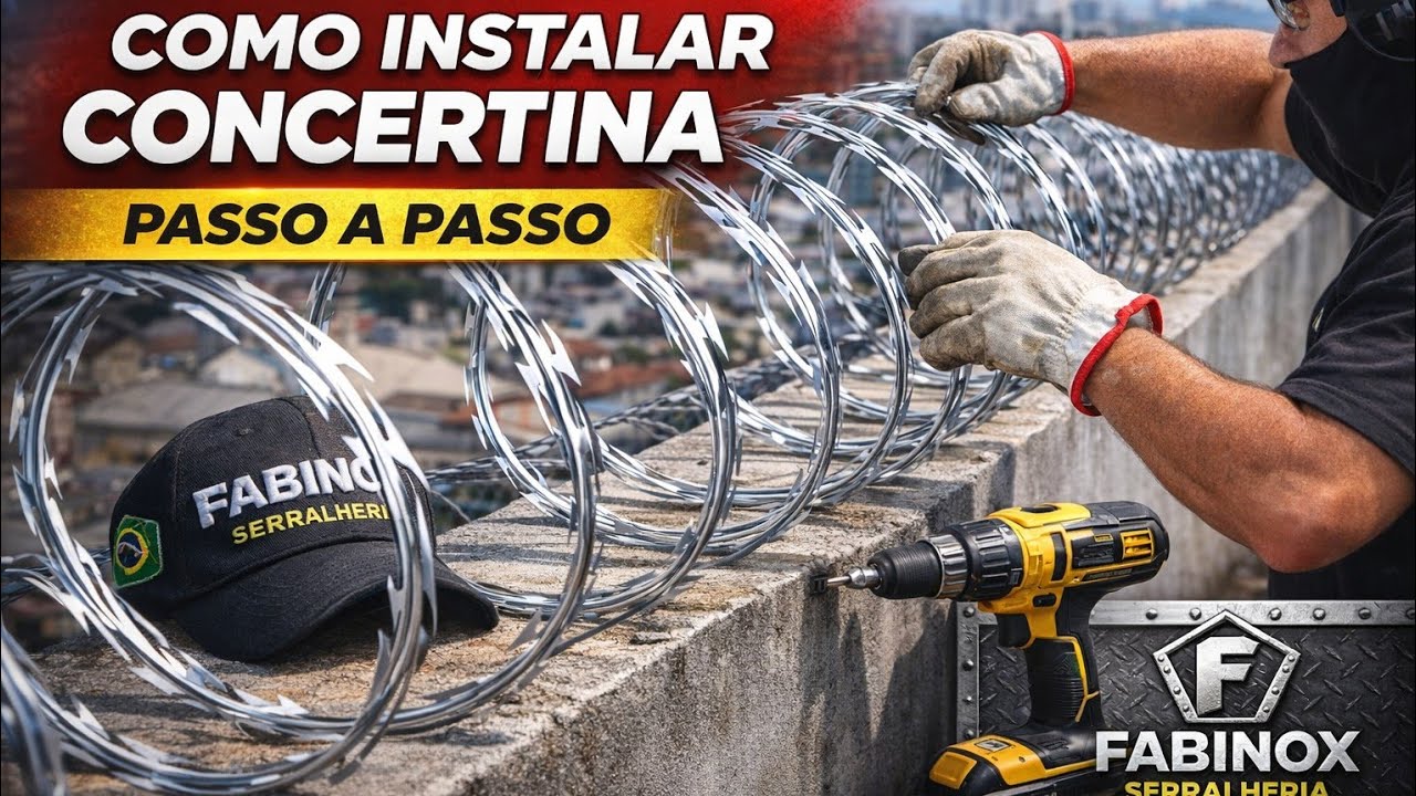COMO INSTALAR CONCERTINA? DICAS E UM PASSO A PASSO DO COMEÇO AO FIM