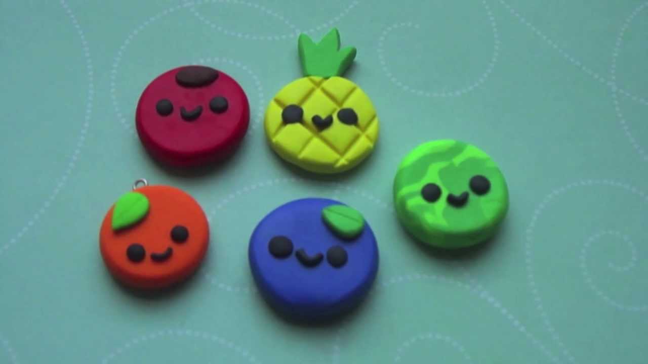 Flat Fruit Charms Tutorial! ◕ ‿◕