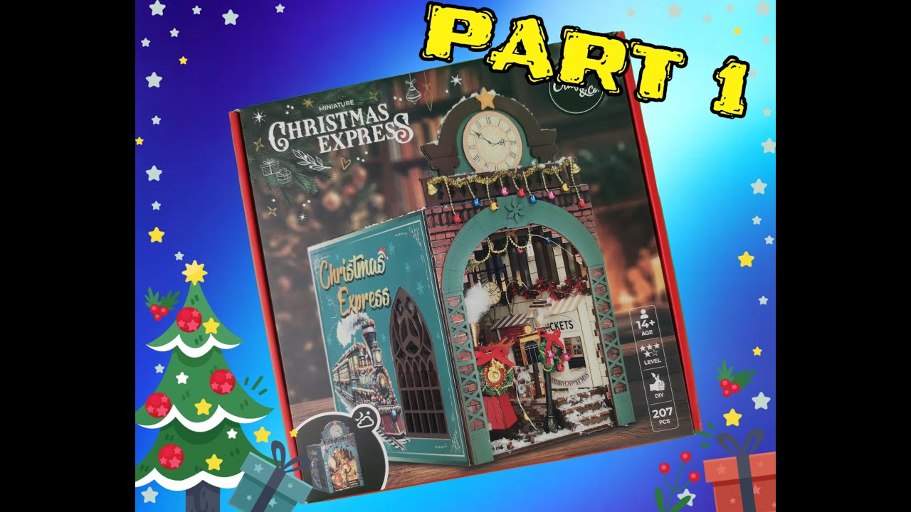 Miniature Christmas Express, Action 2025, DIY, Craft,Tutorial,Polar Express,Noël,Relaxing Satisfying