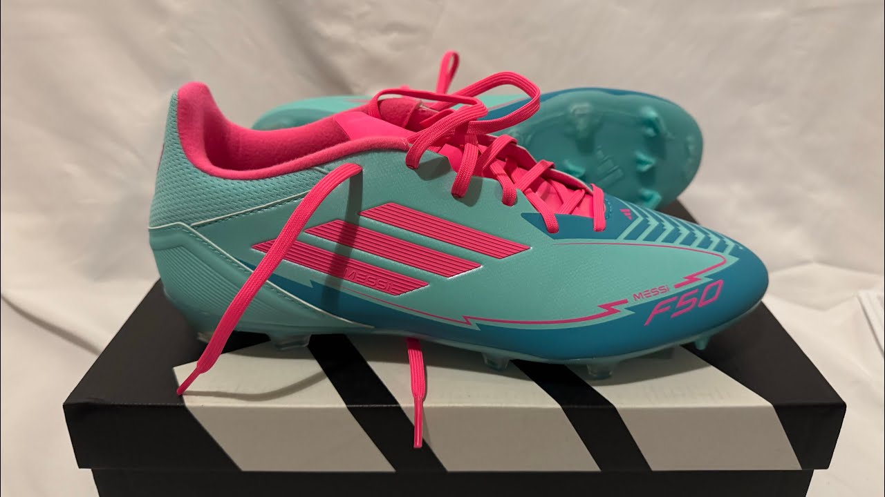 Adidas F50 Messi League FG/MG Boots Review - On Feet & Unboxing ASMR!