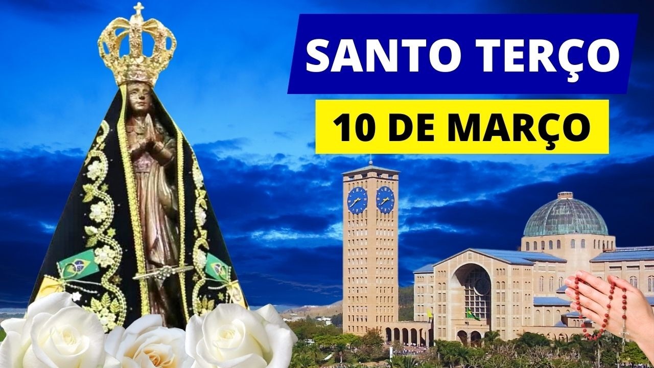 Santo Terço de Hoje - 10/03/2026 | Mistérios Dolorosos | Terça-feira