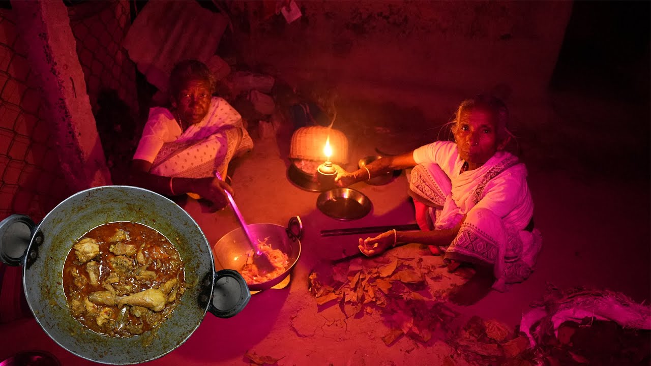 LEMON CHICKEN RECIPE | How tribe grandmothers cooking lemon chicken recipe in village style