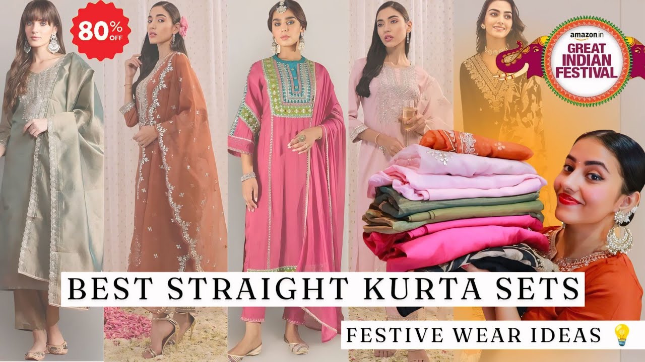 One day delivery diwali dresses | amazon festive kurta sets haul #festive #kurta #haul #amazon 