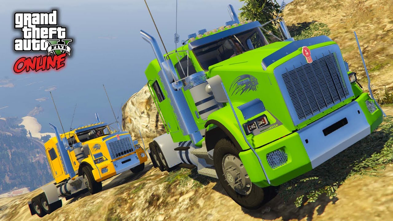 ¡Kenworth T800 EN LA CIMA DEL CHILIAD! GTA V MODS