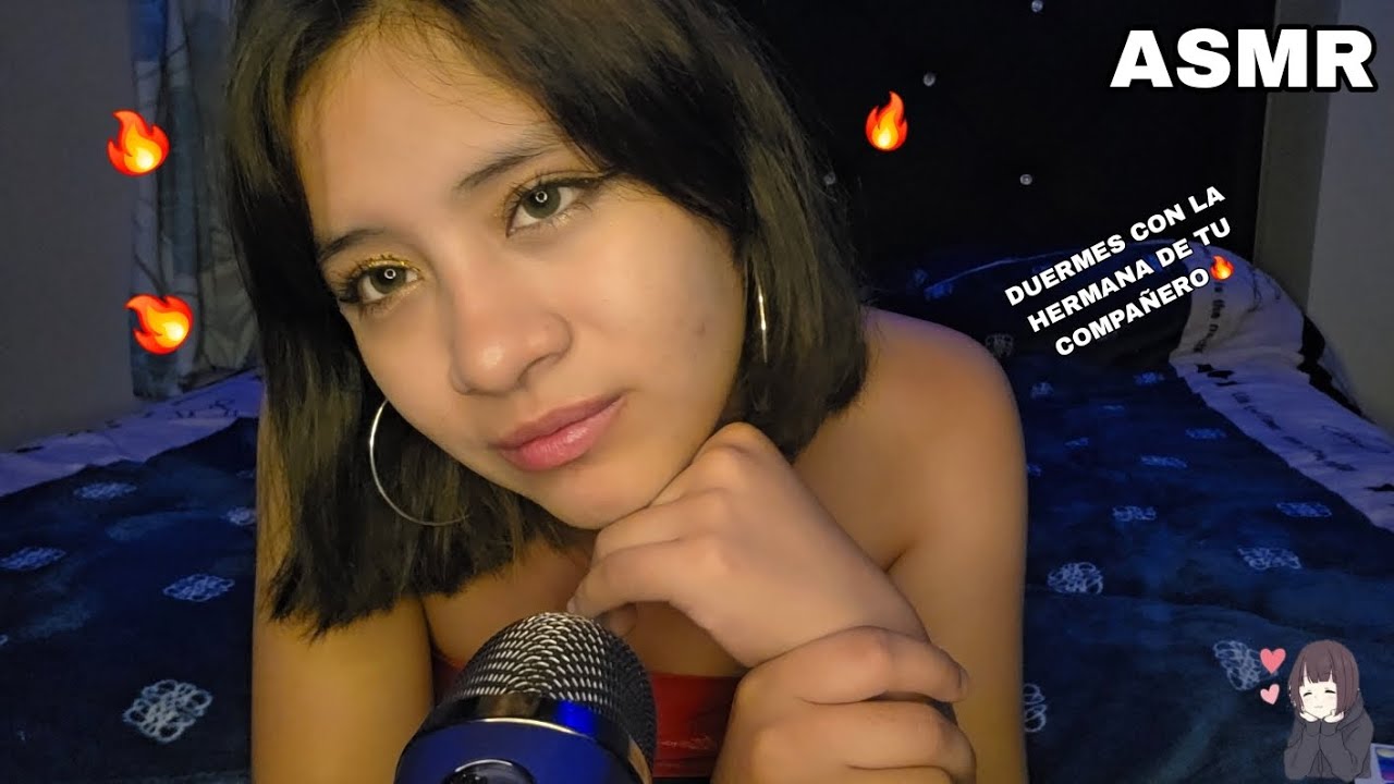 la HERMANA de tu compañero se ESCONDE en tu HABITACIÓN🔥 (ASMR)