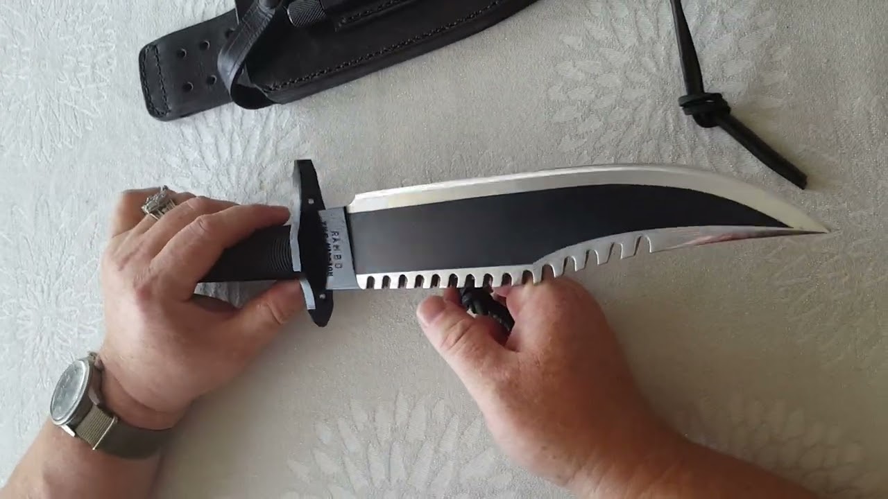 Marcos Bluneri Rambo The Mission Tribute Knife!