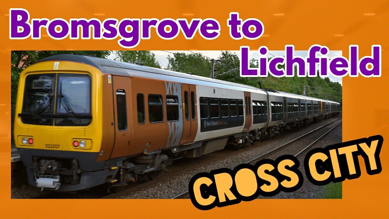 Bromsgrove to Lichfield Trent Valley | FULL JOURNEY | West Midlands Railway 323 (Cross City Line)