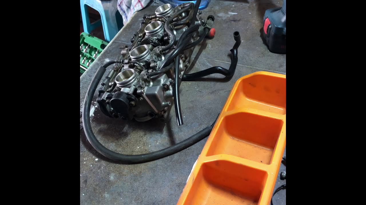 carburetor cleaning yamaha fazer diy fzs600