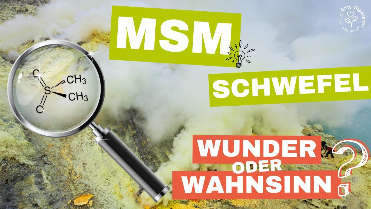 MSM: Wundermittel gegen Entzündungen & Schmerzen? | Nutzlos oder effektiv?