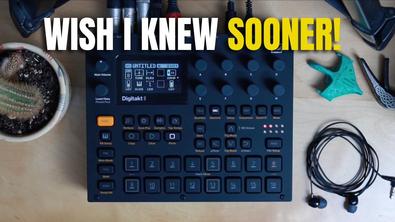 7 скрытых функций Digitakt 2, которые вы, вероятно, упускаете.