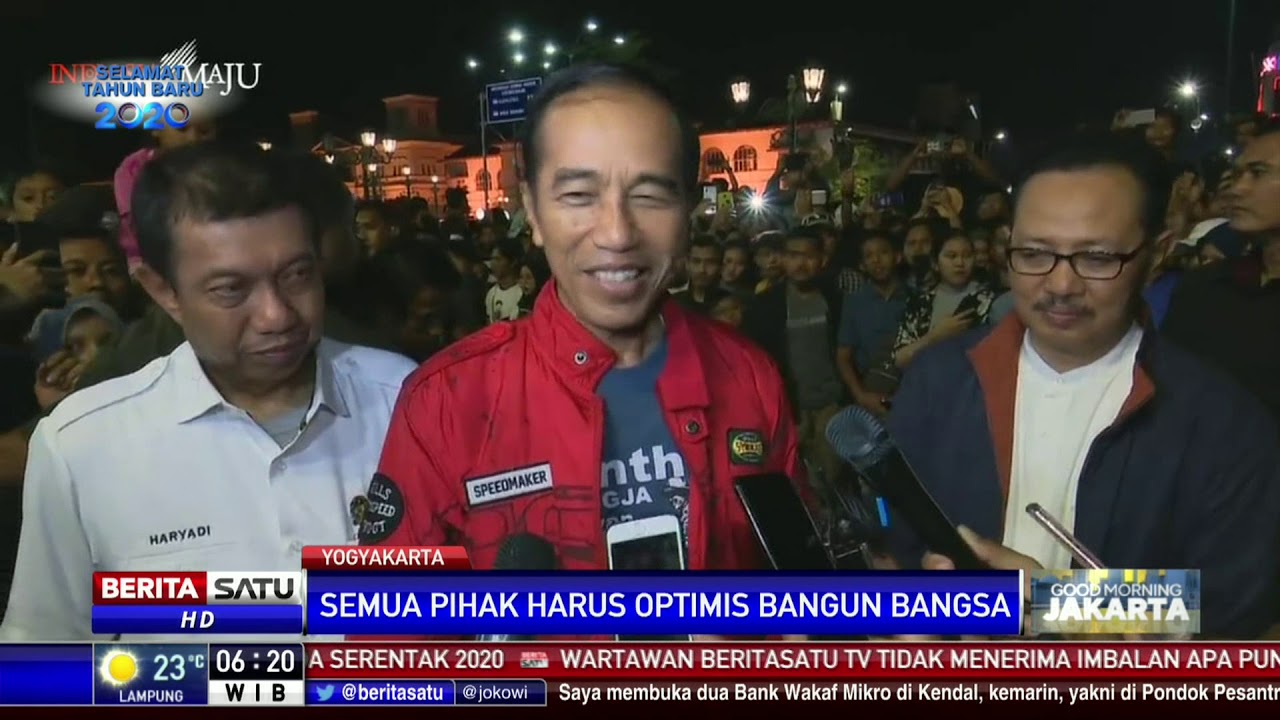 Jokowi Gaungkan Semangat Optimisme Sambut Tahun 2020