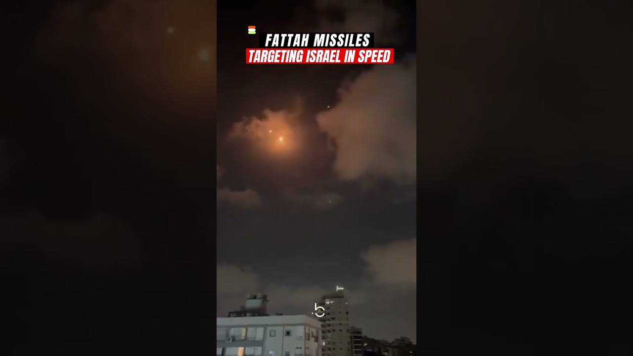 Hypersonic Fattah Missile: Iran&rsquo;s Strike on Israel?🤯 #shorts