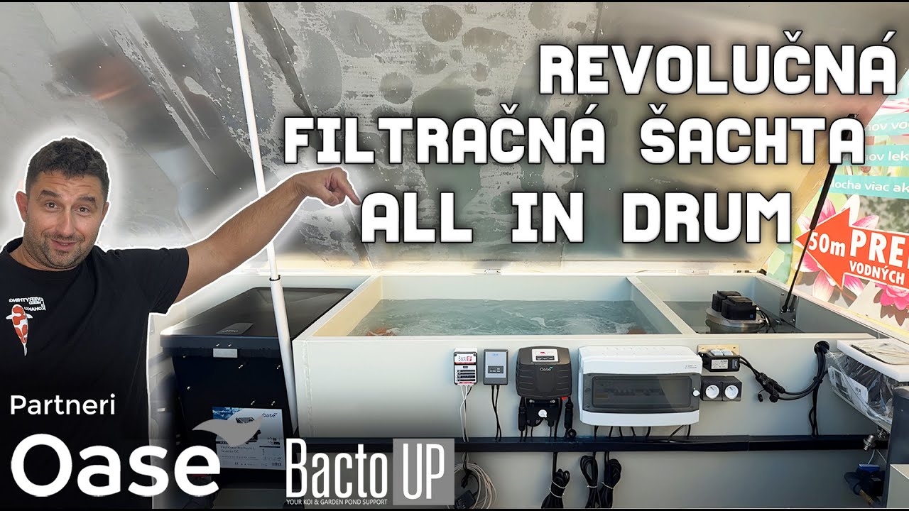 „All In Drum Filtračná Šachta | Inovácia v údržbe KOI jazierok – Bactoup“ POND TALK #4