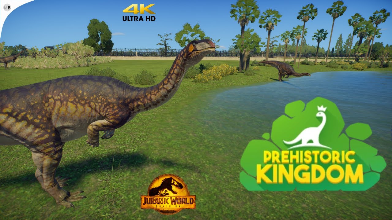 Plateosaurus Exhibit Build Prehistoric Kingdom Gameplay (4K HD 60 FPS)