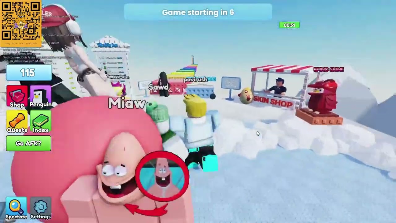 Game baru roblox knockout pinguin #mabarceria bareng subscriber