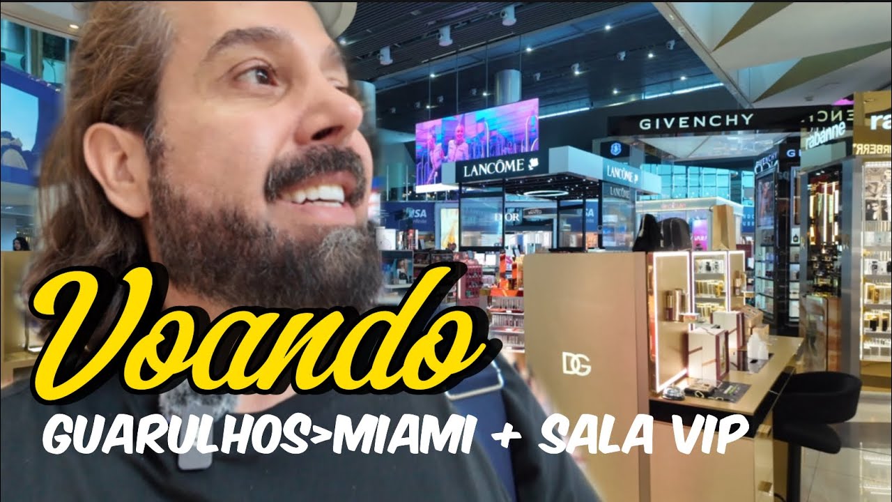 Voando de Guarulhos pra Miami em 2026 + Sala Vip + Dolphin Mall