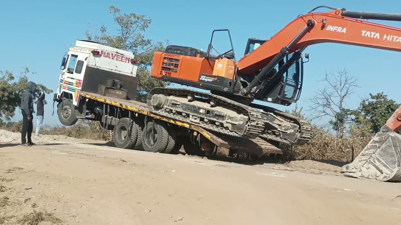 मशीन लोडिंग #constructionequipment #nipl #naveeninfraspace 